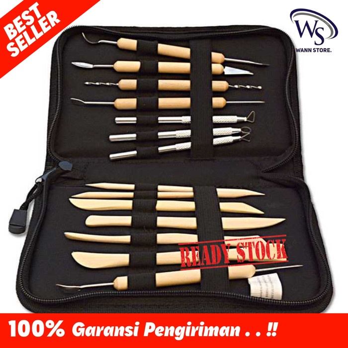 

Set Pisau Ukir Seni 14 in 1 Crafting Art Knife Alat Ukir Kayu