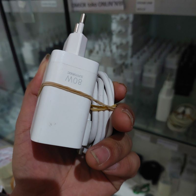 Charger Oppo reno 8 5g original copotan Second original mulus