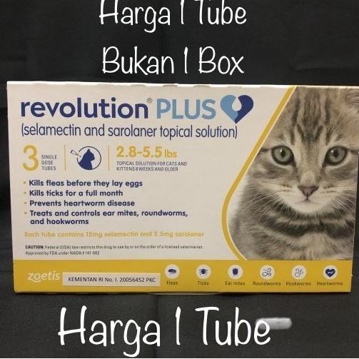 REVOLUTION PLUS CAT - OBAT KUTU KUCING REVOLUTION