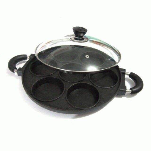 Bestseller Happy Call Cetakan Martabak Mini 7 Lubang Datar / Cetakan Martabak