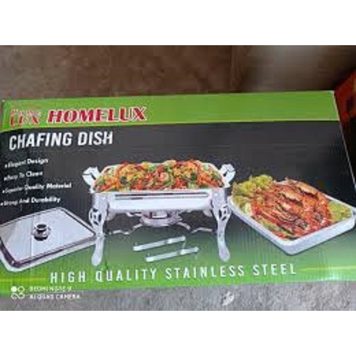 HOMELUX PANCI PRASMANAN CHAFING DISH SEGI PENGHANGAT MAKANAN CATERING