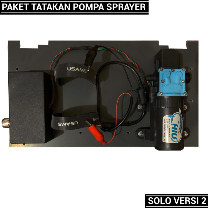 Paket Pompa Untuk Semprotan Pertanian Elektrik Tanpa Aki - Solo V2