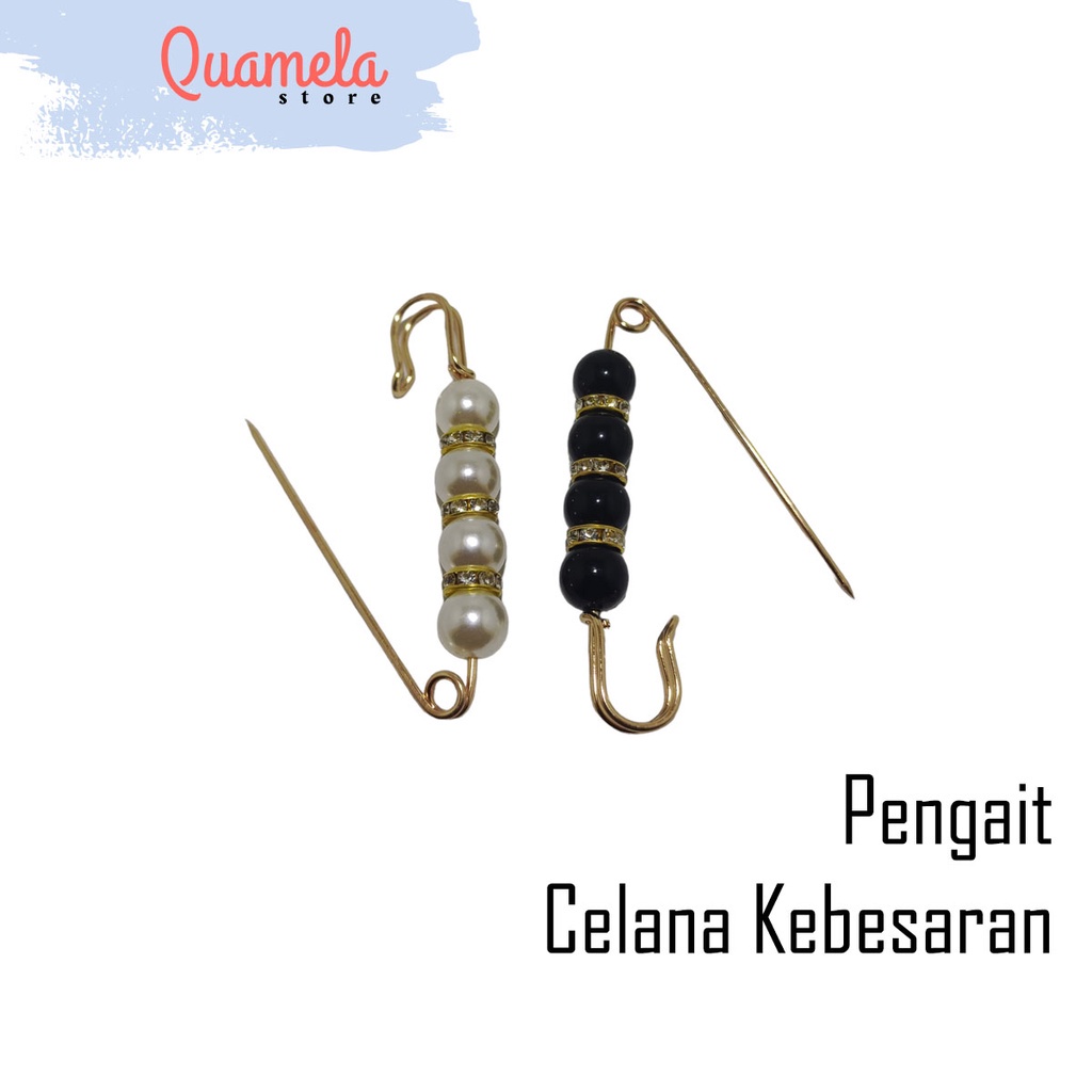 UVD PENGAIT CELANA HAMIL JEANS BAJU KEBAYA KEBESARAN LONGGAR PENITI MUTIARA AKSEIS WANITA N69