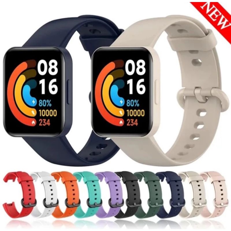 Strap Silicone / Tali Jam Xiaomi Redmi Watch 2 / Watch 2 Lite