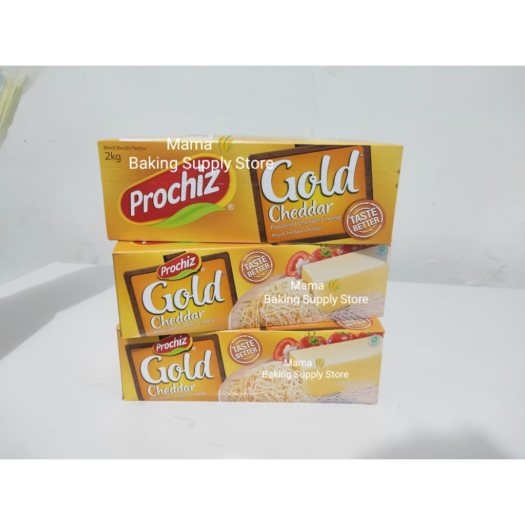 

Prochiz Gold Keju Cheddar Olahan Chedar Cheese Prochiz Gold Enak 2 Kg