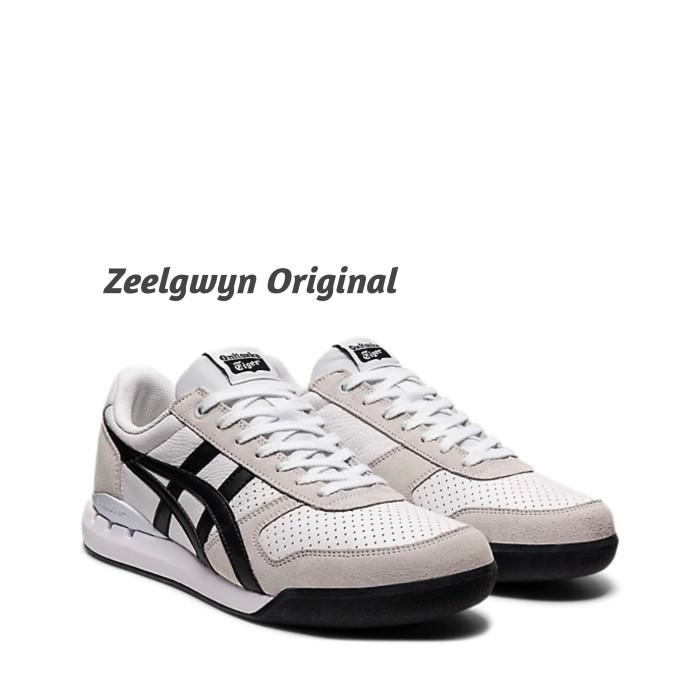 SEPATU ONITSUKA TIGER ULTIMATE 81EX WHITE BLACK UNISEX ORIGINAL
