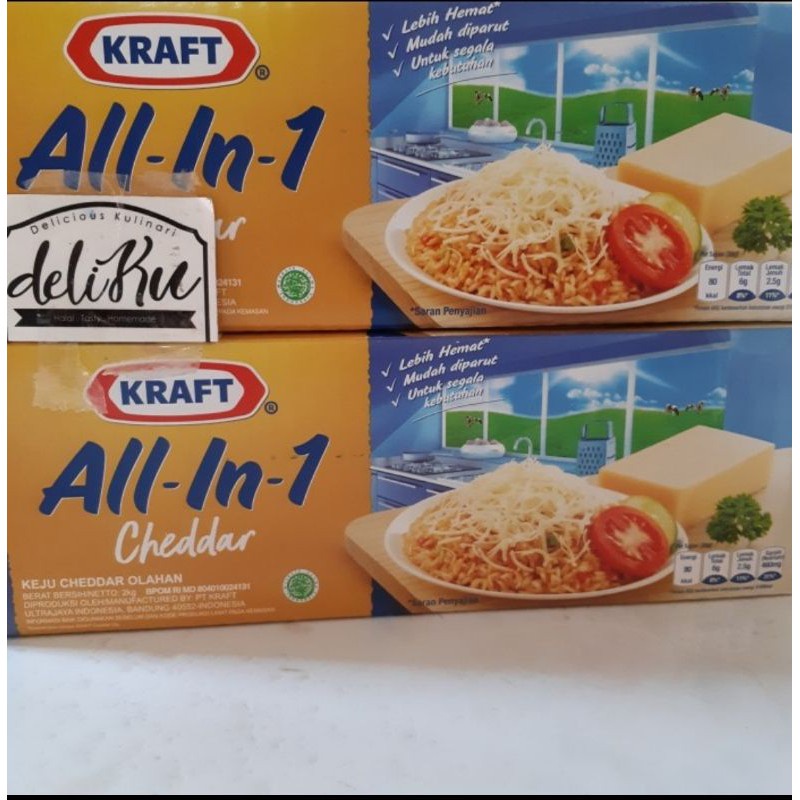 

Kraft All In One Cheddar 2Kg