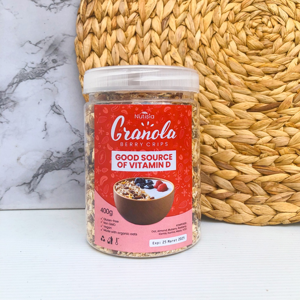 

Granola X Fruit 400Gr Granolla Roasted X Sereal Oatmeal Sna Sehat Celan Rendah Kal
