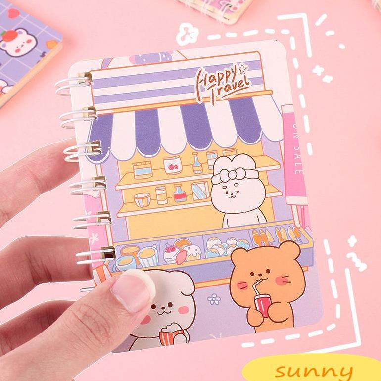 

Grosir CodA7 Buku Kecil Kartun Mini Notebook Ring Motif Buku Tullis Kecil Lucu Notebook Ring Motif Perlengkapan Sekolah-V2
