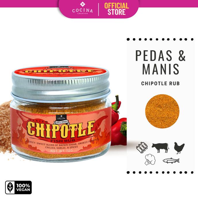 

Cocina Creativa Chipotle Fish Rub - Grill Series - Bumbu Masak