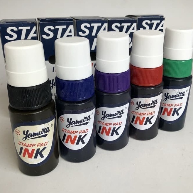 

➽Ready Stock❀ YAMURA King Size 50 cc (1 Pc) / Stamp Pad Ink Yamura / Tinta Stamp Pad / Tinta Stempel / Tinta Kardus T45 ➻