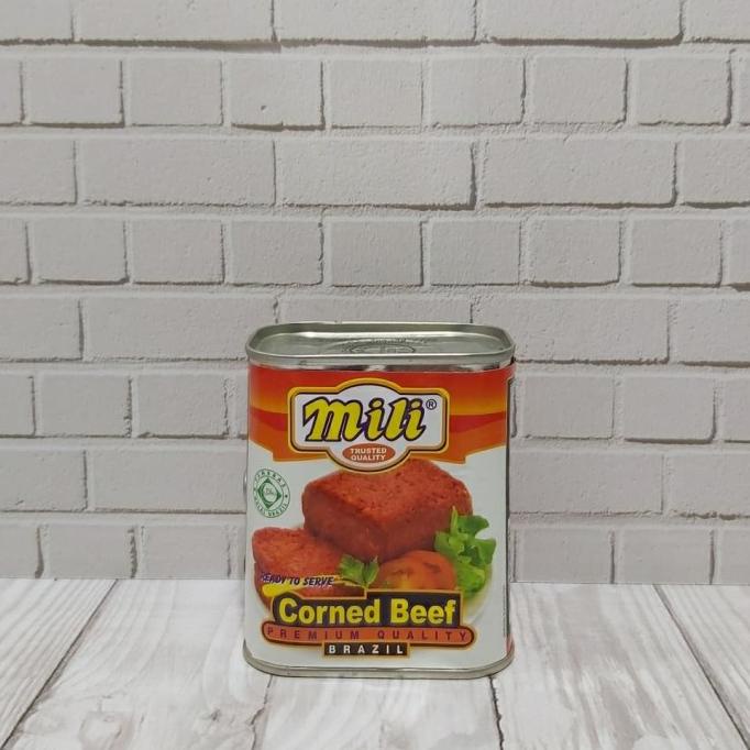 

Mili corned beef premium quality brazil / 340 gram