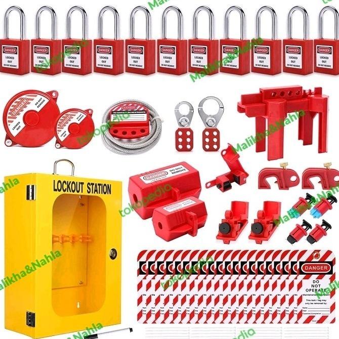 +++++] Lockout Tagout Station Breaker Loto Kit Loto Hasps,Loto Tags Kebayoran