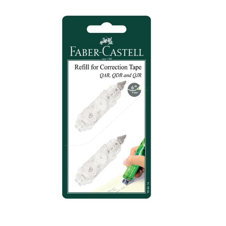 

↔Terbaru Refill Correction Tape QJR set 2 Faber Castell QJR/QAR/QBR/QDR B78 ➢