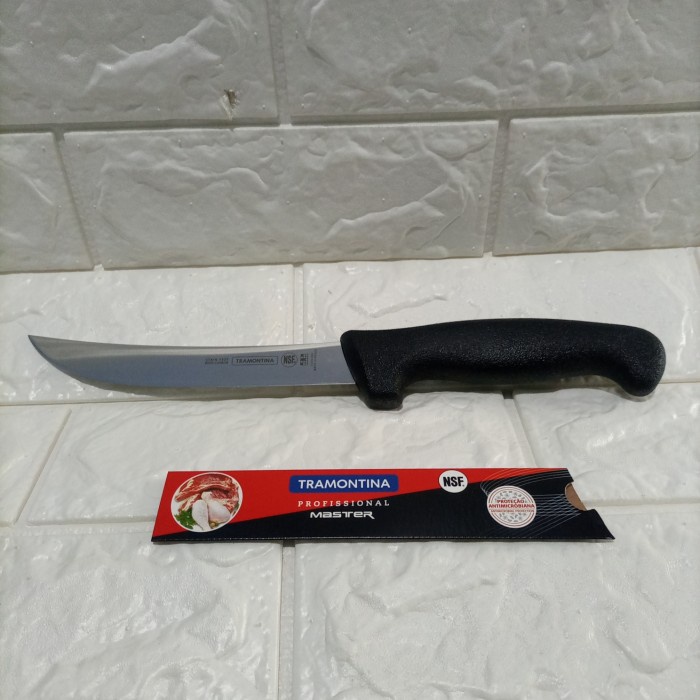 Pisau Boning Lengkung Pisau Tulang 6 Inchi Merk Tramontina Original