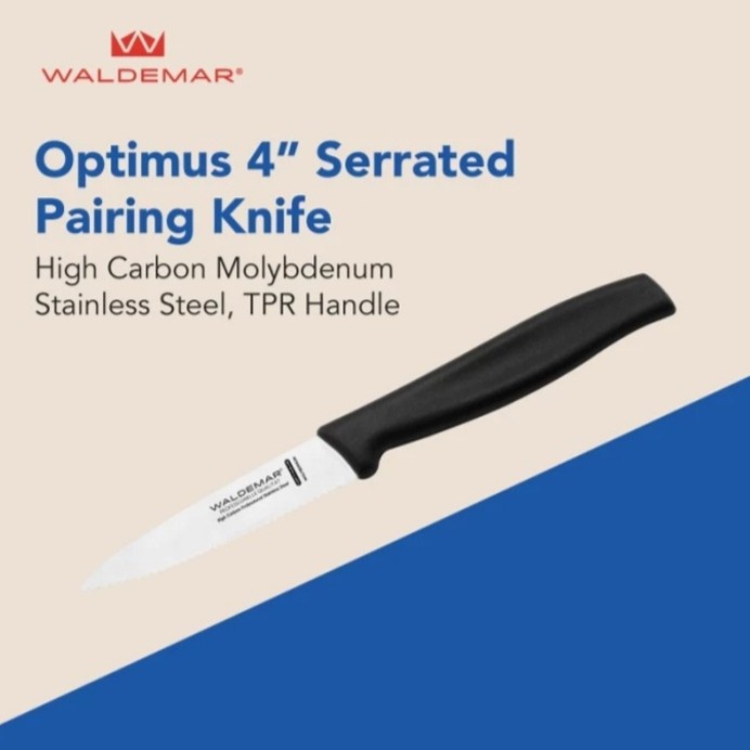 Waldemar Optimus 4 Inch Pairing Knife Serrated