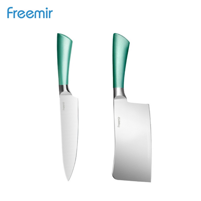 Freemir Pisau Dapur Set Stainless Steel Multifungsi Pisau Dapur Daging
