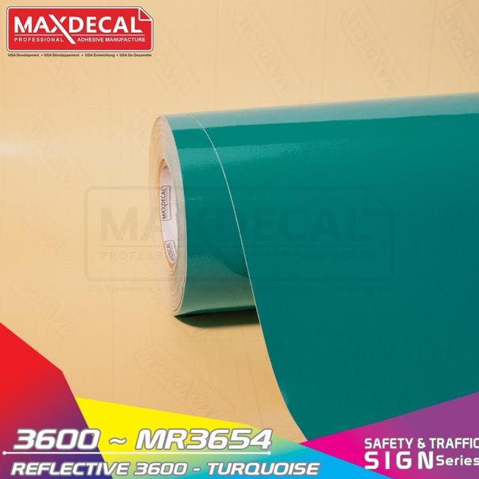 

:>:>:>:>] [60cm] MAXDECAL Reflective TURQUOISE 3654 Scotchlite Turkis Tosca