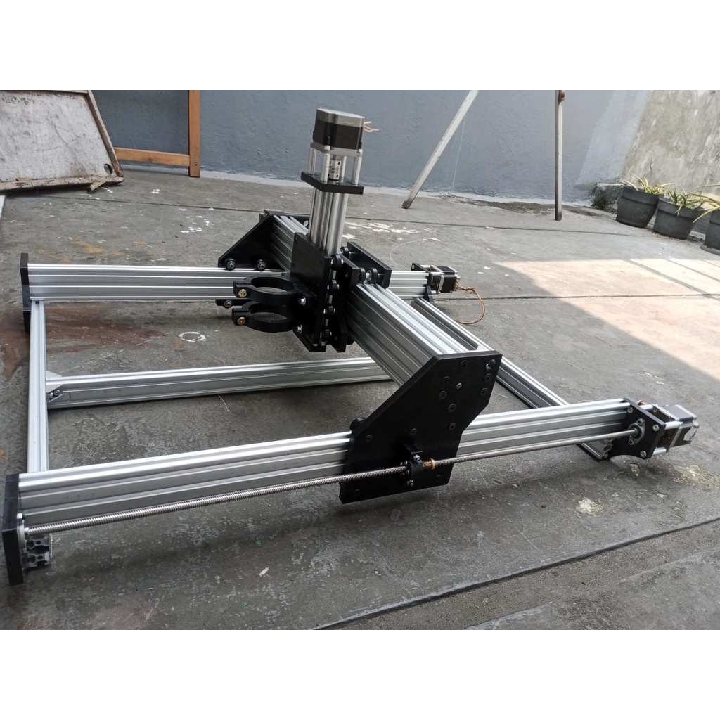Rangka Alumunium CNC Router 6040 Penggerak Lead Screw