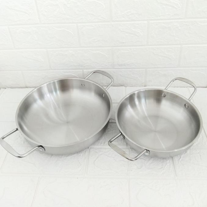 

Panci Korea Ramyun Ramen Bakmi Bihun Kwetiau Stainless Steel 2 Gagang