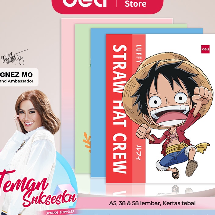 

CHDL1900 Jangan Sampai Kehabisan!!! Deli Sewing Notebook / Buku Tulis Sekolah A5 38 58 Lembar Isi 10 CNB542
