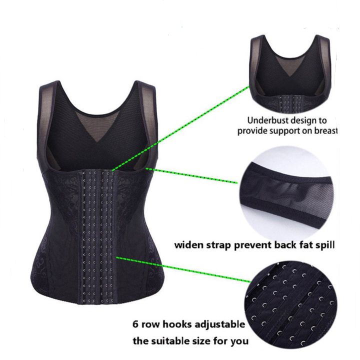 Lf - Body Korset Perut Wanita Korset Long Torso Korset Baju Korset Melahirkan Korset Slimng Suit