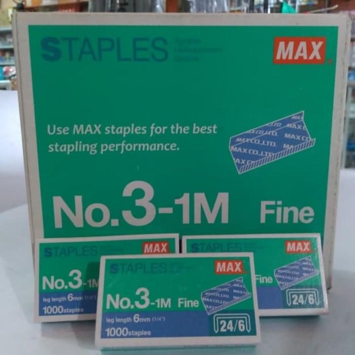 

ISI STAPLES NO 3 SATU DUS ISI 20 KOTAK KECIL UNTUK STAPLER HD50