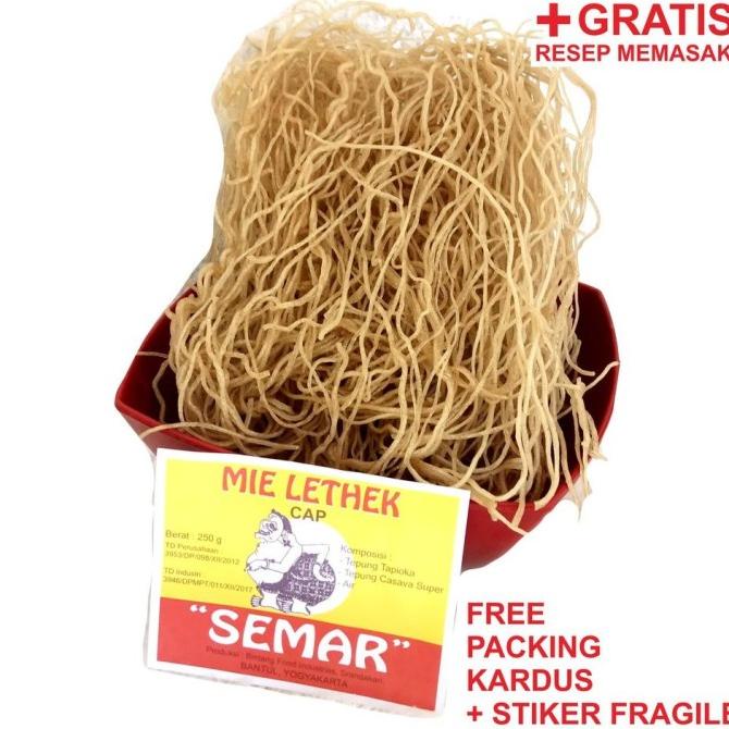 

Ready Mie Lethek Bendo 1Kg Cap Semar Bakmi Jawa Khas Jogja Mi Letek