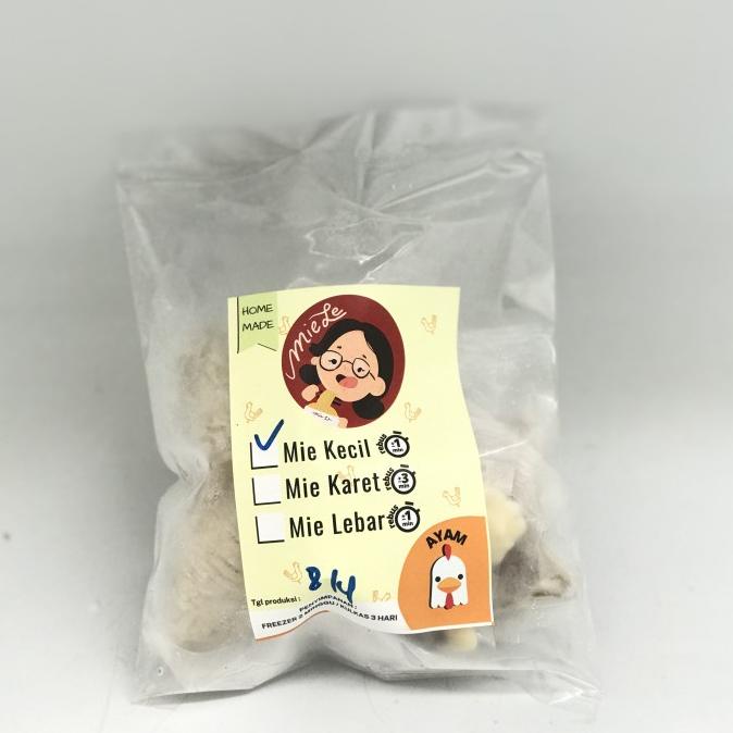 Bakmi Frozen MieLe 1pack (2porsi) kecil/karet/lebar HALAL