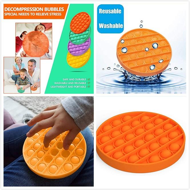 SENSORY TOY ADULT STRESS RELIEF KID TOY CAT HEAD TOY POP IT FIDGET PUS