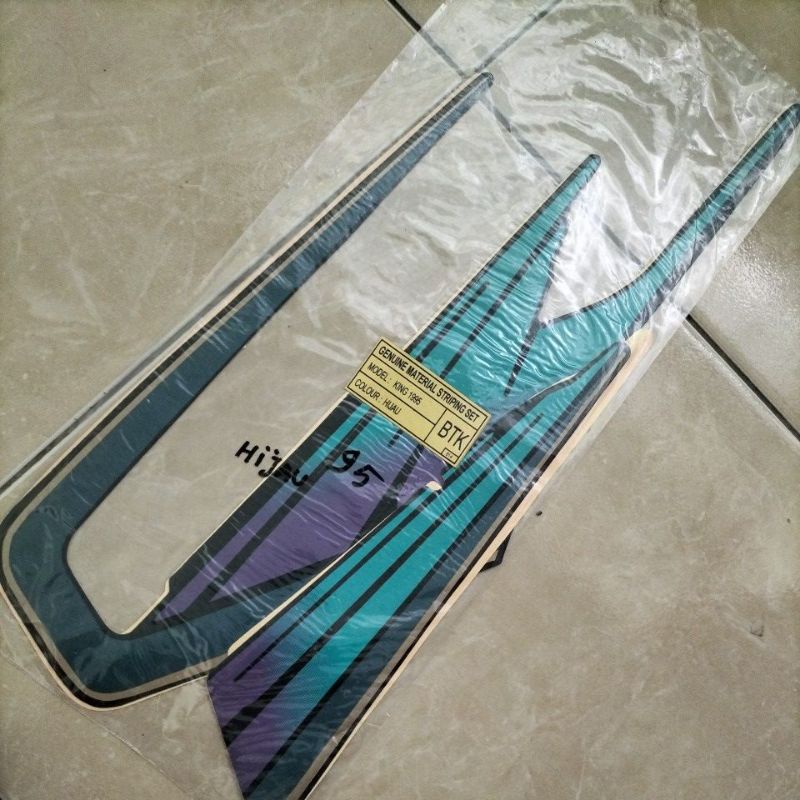 Striping motor rx king 95 hijau