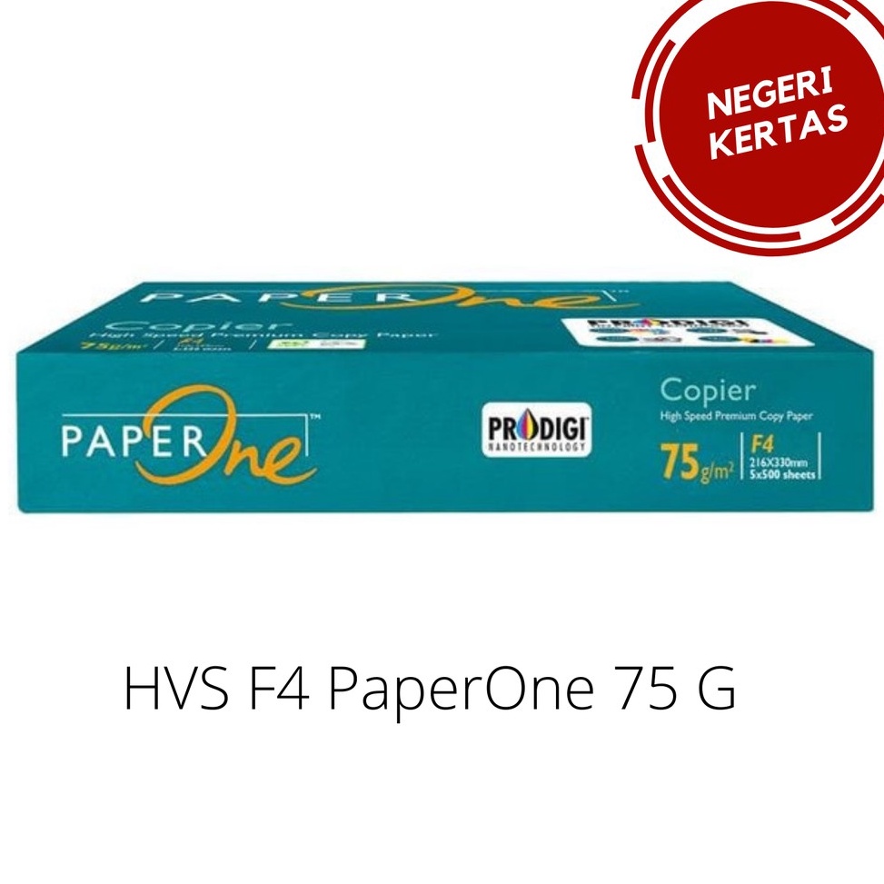 

[PROMO J8BA] Kertas HVS F4 75 gr PaperOne DAR
