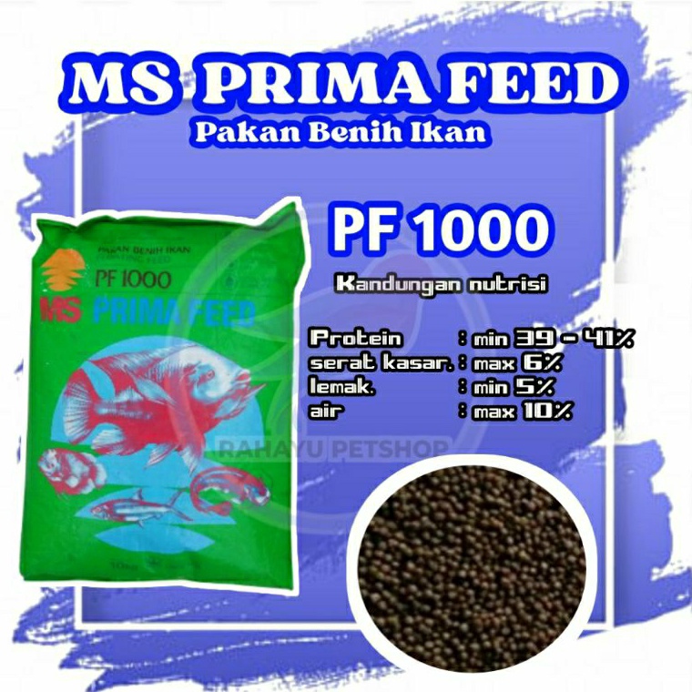 Menarik.. PF 1000 PELET BENIH IKAN  1KG