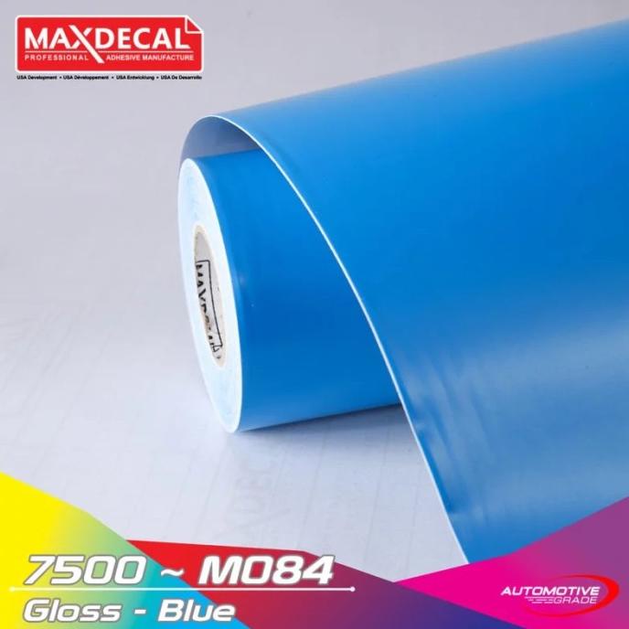 Ready stock] MAXDECAL Skotlet Warna 084 SKY BLUE Gloss Matt Dof Polet Motor Sticker
