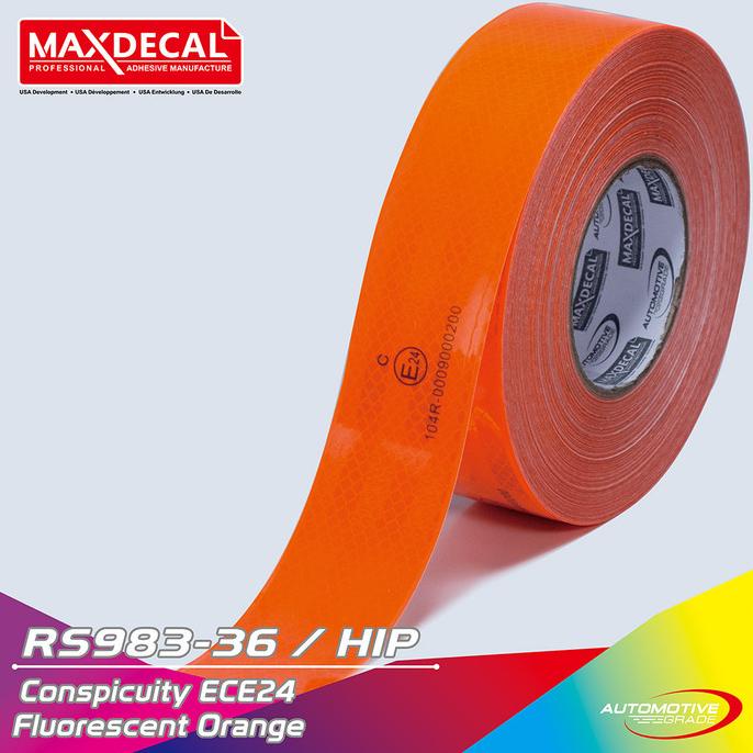 

hanya disini] MAXDECAL SAFETY SIGN Reflektor TAPE RS983 Fluorescent Stabilo APCT