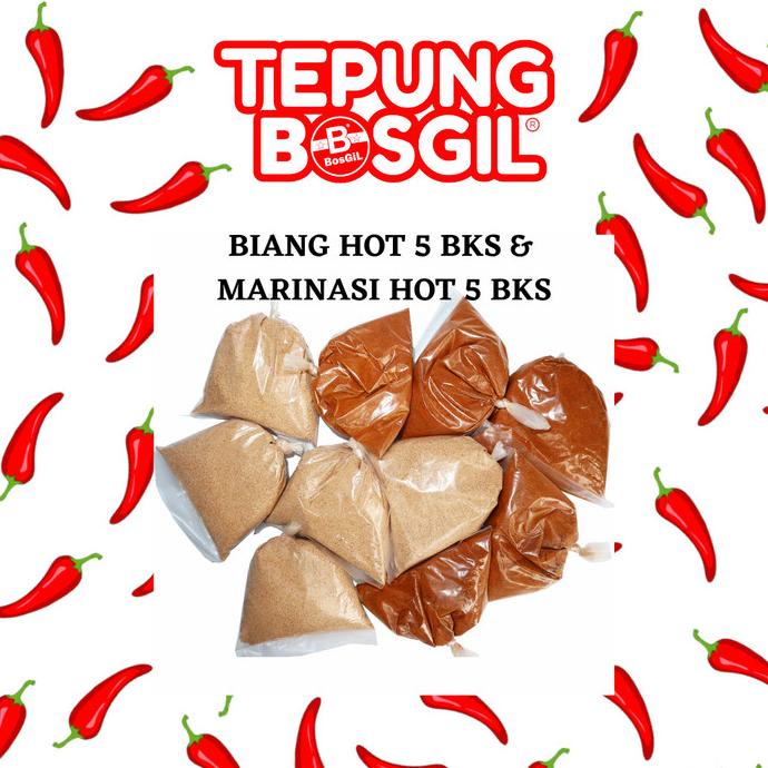 

Tepung Biang Hot 5 Bungkus & Bumbu Marinasi Hot 5 Bungkus