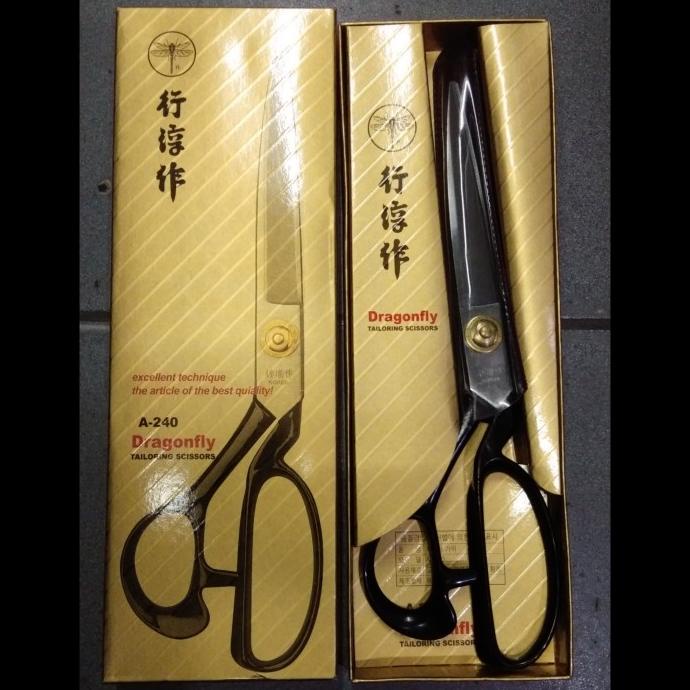 

;&;&;&;&] Gunting Dragonfly A-240 Tailoring Scissors Korea