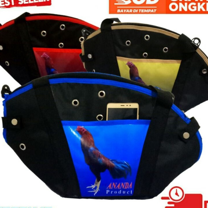 BNYJ9290 Ready Stok BAHAN TEBAL KISO AYAM JAGO TAS AYAM BANGKOK KISA AYAM BERKUALITAS BAIK