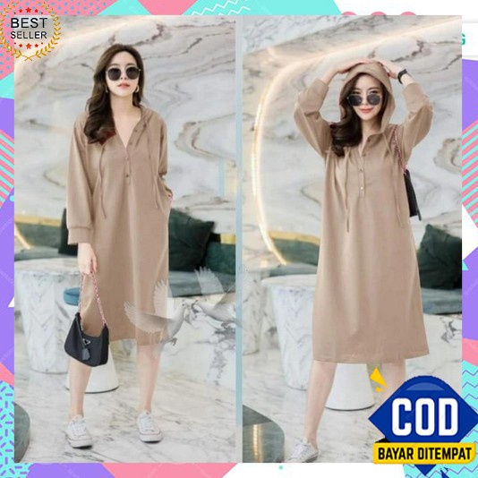 Dress Wanita Terbaru 2023 Korean Style Longdress Seksi Baju Kekinian Gamis Brokat Hijab Mewah Korea 