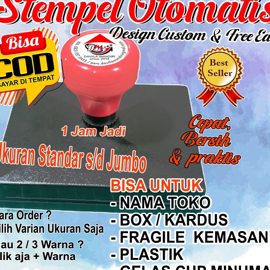 

(➲ H➸JN> stempel jumbo / stempel kardus / fragile / plastik / cup gelas plastik design custom/ amanahh..!
