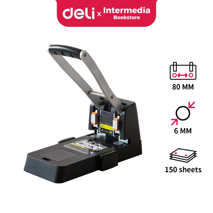 

Terlaris Deli Pembolong Kertas Heavy Duty 1 Punch 150 Sheets E0150