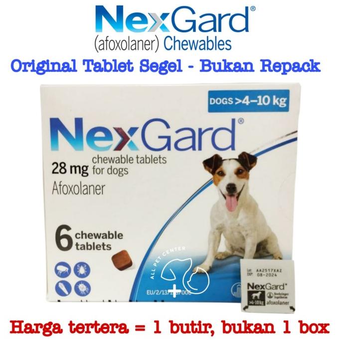Obat Kutu Anjing Nexgard 4-10 kg