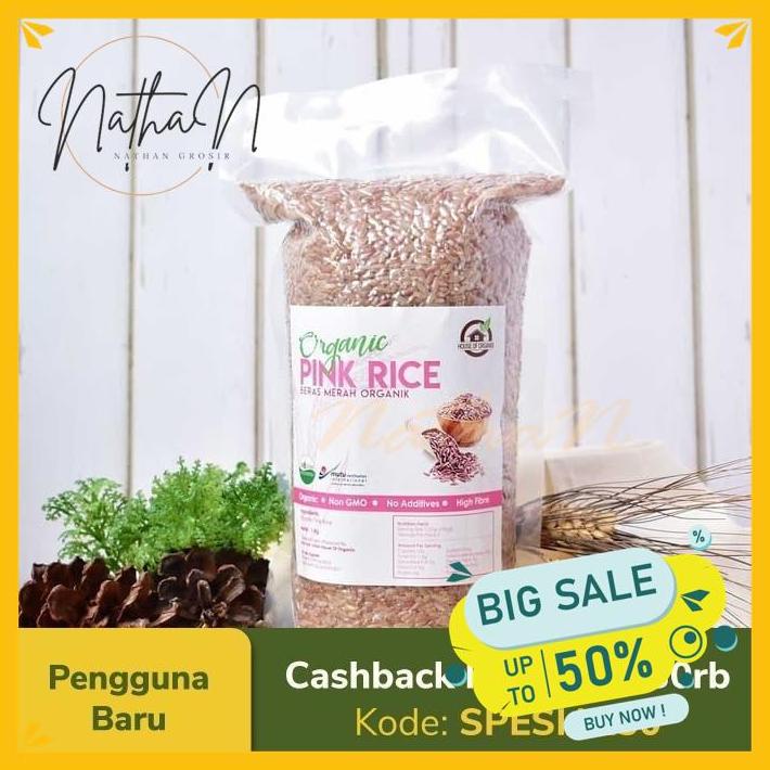 

PINK RICE ( BERAS PINK ORGANIK ) 1 KG - TC TERJAMIN BEST