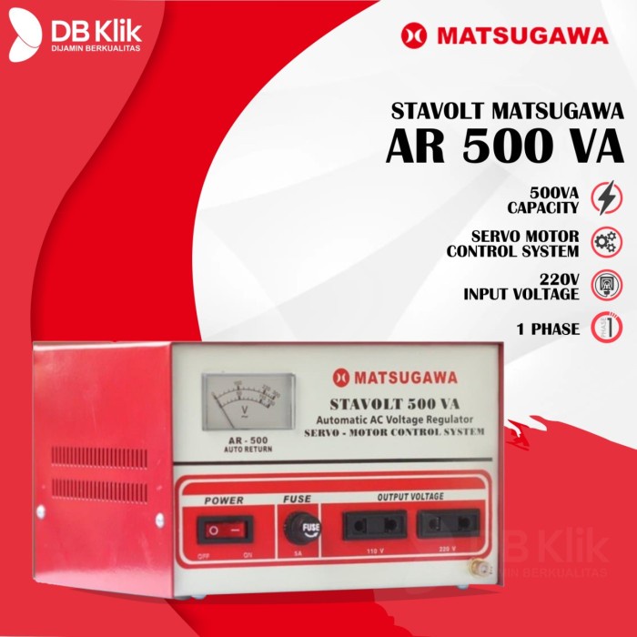 Terlaris Stavolt Matsugawa 500 Va