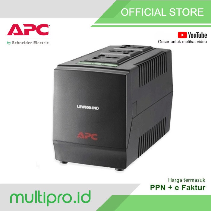 Terlaris Stabilizer Stavolt Apc 800Va 400W Lsw800-Ind