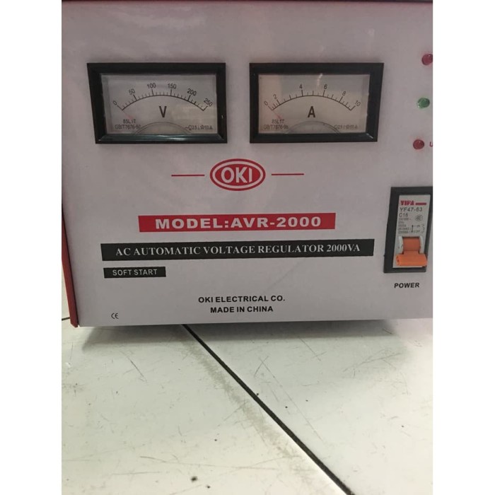 Terlaris Stabilizer Regulator Listrik Oki 2000 Watt