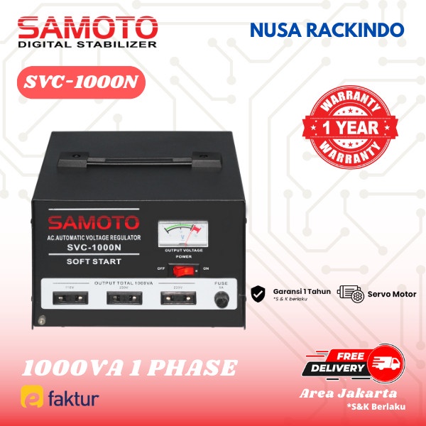 Terlaris Stabilizer Samoto 1000Va - 1000N