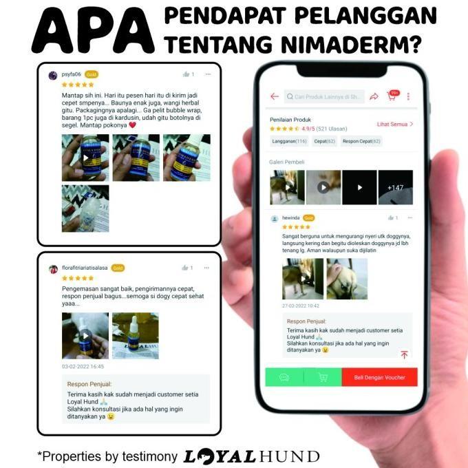 TERLARIS OBAT KULIT ANJING GATAL LUKA, SCABIES, JAMUR, DEMODEX,