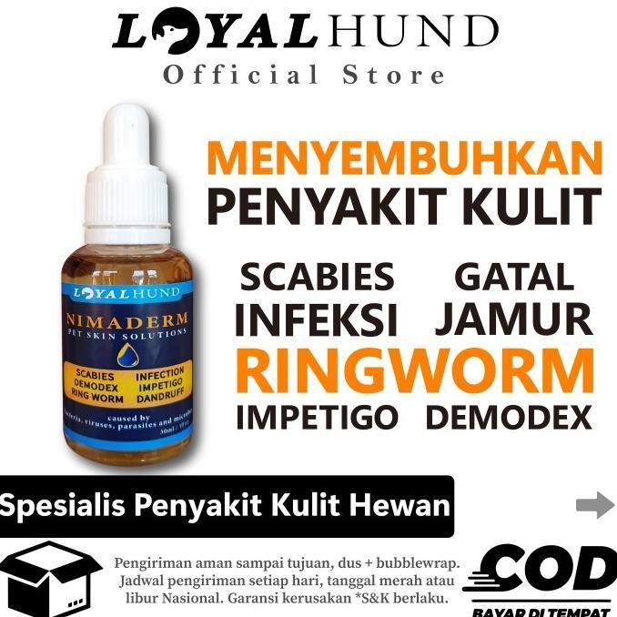 ORIGINAL OBAT KULIT ANJING GATAL LUKA, SCABIES, JAMUR, DEMODEX,