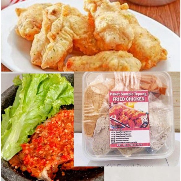 

Bumbu Tepung Ayam Marinasi Fried Chicken Paket Percobaan Fried Chicken